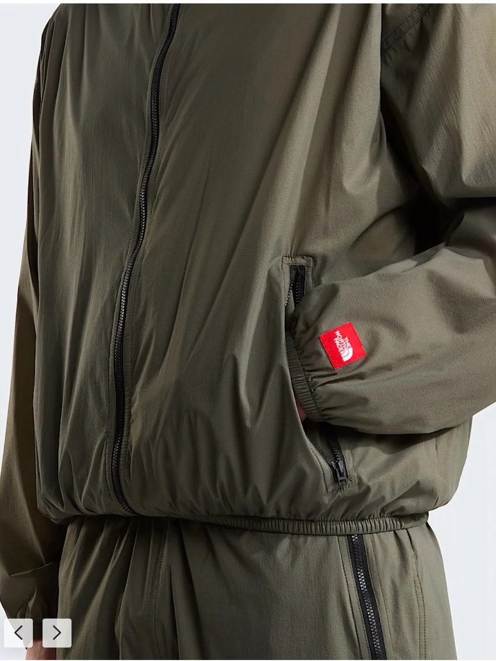 The North Face olive utility